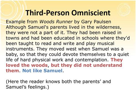is the lottery written in third-person omniscient